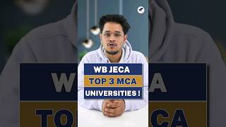 💥Top3 WB JECA MCA Colleges 🤩 WB JECA 2024 MCA Admissions💥 #shorts #wbjeca #mcacolleges #viral #mca