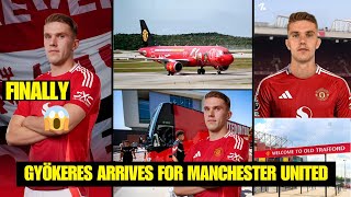 🚨 BREAKING✅️ VIKTOR GYÖKERES ARRIVES AT MANCHESTER UNITED👏FIRST SIGNING CONFIRMED 🔥SKY SPORTS NEWS