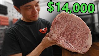 Can I Eat $14,000 of A5 Wagyu in 5 Minutes?? (ft. Guga Foods)