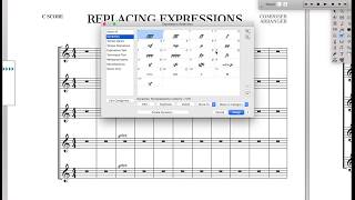 Replace expressions Quickly | Finale Superuser