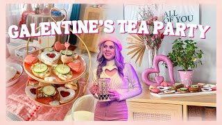 💌Celebrating Galentine's with an Aesthetic Tea Party 🫖 ❣️