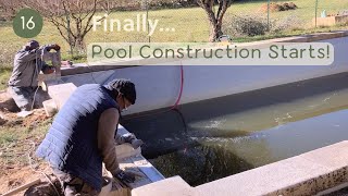 16 - Building Our Dream Retreat: Pool Work, Garden Updates \u0026 a Special Guest