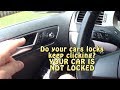 Car lock keeps clicking? YOUR CAR IS NOT LOCKED!