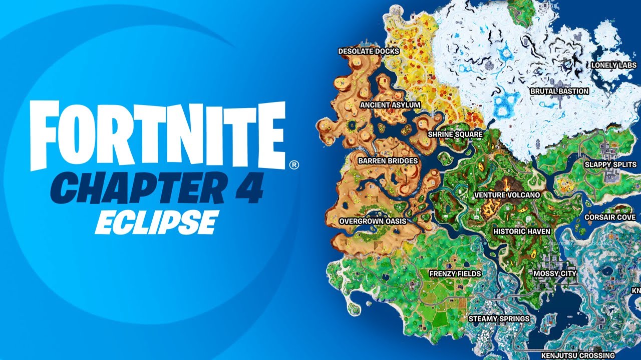 Fortnite Season 4 Chapter 4 - Map Reveal - YouTube