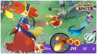 【Pokémon UNITE 】妖火紅狐 魔法火焰+蓄能焰襲 11等一直滑一直爽按到手抽筋完全停不下來！｜寶可夢大集結