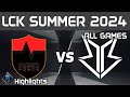 NS vs BRO Highlights ALL GAMES LCK Summer 2024 NS RedForce vs OK BRION by Onivia