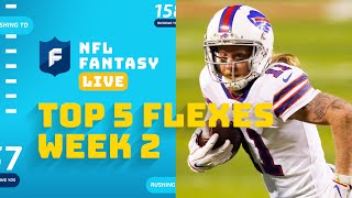 Top 5 Flexes of Week 2 | NFL Fantasy Live