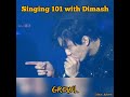 Dimash Kudaibergen - let's learn singing with #Dimash (vocal lesson)