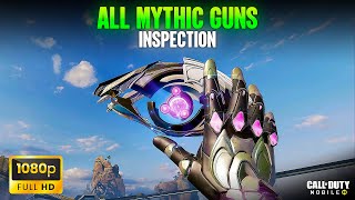 (Very High Graphics) All Mythic Guns Inspection in CODM - COD Mobile