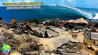 Gelombang Tinggi Ancam Perairan Jawa Timur!! BMKG Peringatkan T5UNAM1 28 Meter Hantam Pantai Pacitan