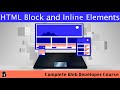 Creating HTML Block and Inline Elements   Modern Web Design with HTML5, CSS3, and JavaScript Video