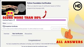 Python Foundation Certification Exam Solution | Infosys Springboard 6.0 Answers Revealed #infosys