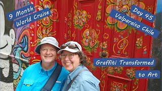 Valparaiso Chile Graffiti Tour #ultimateworldcruise  #royalcaribbean