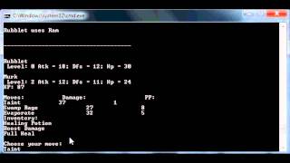 Text-Based Game in Java: Fighters