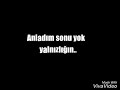 MERAL ( ALEYNA SOLAKER ) - YALNIZLIK SENFONİSİ KARAOKE-LIYRICS