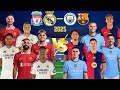 2025 Liverpool Real Madrid 🆚 2025 Barcelona Man City - Haaland Vinicius Mbappe Salah Raphinha