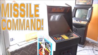 Fixing Atari's Legendary 1980 MISSILE COMMAND Arcade Game Cabinet! PCB Repair & Ram Faults