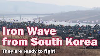 ROK Army Mechanized Division exercising