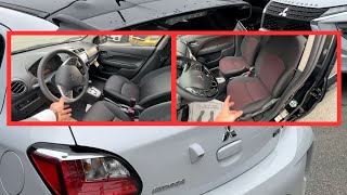 Mitsubishi Mirage 2024 Interior comparison - Base VS Noir!