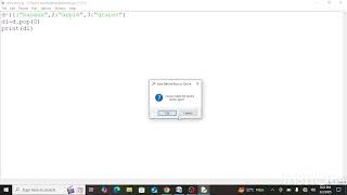 Delete an item from a dictionary in Python|del command|pop method| Class 11 & 12 Computer Science