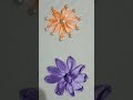 handmade embroidery ribbon work with beautiful flowers. art ribbonwork ytshorts handembroidery