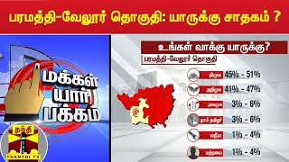 பரமத்தி-வேலூர் தொகுதி : யாருக்கு சாதகம் ? | மக்கள் யார் பக்கம் | Thanthi TV Opinion Polls 2021