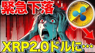 【XRP大暴落】BTC50％下落もあり得る？市場崩壊の危機…今こそ買うべきか！？【仮想通貨】【リップル】【エアドロ】