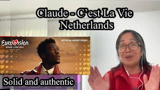 Claude - C’est La Vie | Neterlands | Official Music Video | Eurovision  NETHERLANDS | REACTION