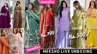 Meesho Huge *Trendy* Sharara Set Haul 🤭 || Omg 😱 इससे अच्छा कभी नहीं आया |Try-On Haul 😱 ||Under Rs.?