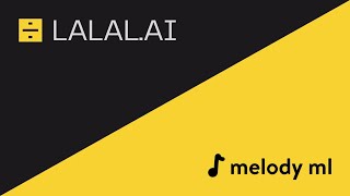 LALAL.AI vs MelodyML (vocal & instrumental track AI separation)