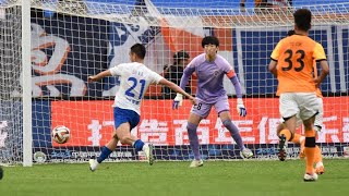 【比赛集锦】2023中超第10轮 青岛海牛0-1山东泰山 Highlights | Qingdao Hainiu 0-1 Shandong Taishan | CSL