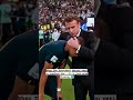 FrancePresident Emmanuel Macron consoles Mbappe after their  loss #france #argentina #messi #mbappe