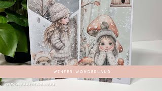 Pocketkaart maken met de collectie Winter Wonderland door Joyce