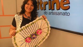 Tapete Prático com Flores com Glaucia Tamiossi | Vitrine do Artesanato na TV