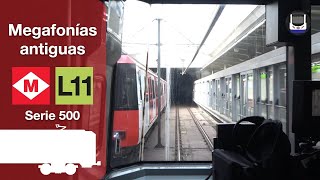 Megafonías (antiguas) de la línea 11 de Metro de Barcelona | Trinitat Nova - Can Cuiàs