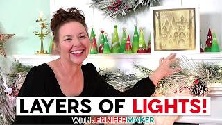 Light-Filled Village Shadow Box DIY | Easy Secrets For Adding Lights