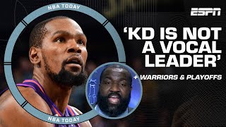 'KEVIN DURANT IS NOT A VOCAL LEADER' 🗣️ Big Perk DISAGREES with Richard Jefferson 🍿 | NBA Today