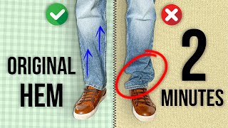 Make ALL YOUR Jeans The PERFECT Length With This EASY Tutorial!