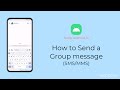 How to Send a Group message (SMS/MMS) [Android 14]