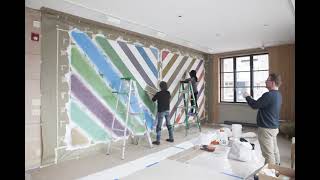 Sol Lewitt Wall Drawing #701 at James Barron Art Gallery