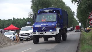 [Moorbrand] Unimog THW OV Sarstedt + TLF 8-W Freiwillige Feuerwehr Triangel