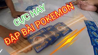 ĐẬP THẺ BÀI POKEMON THẮNG CÓ THƯởNG l MỘT NGÀY HỐT BẠC CỦA TỤI NHỎ