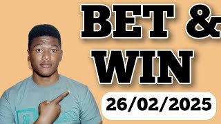 Football Predictions Today 26 02 2025 Soccer Predictions Today Betting Football Predictions Today 26 02 2025 Soccer Predictions Today Betting