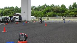 第４８４回　へなちょこライダー走行会０７　サクさん　ミニコース計測　第二ヒート