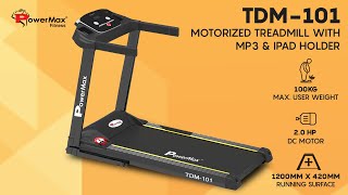 Take A Look At TDM-101 | One Of The Best High-quality & Budget-Friendly Treadmill |New Feature Video