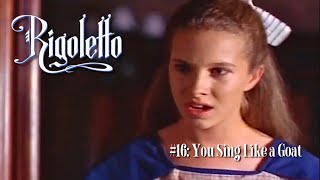 Rigoletto (1993) Value Moment #16 - You Sing Like a Goat | Feature Films for Families