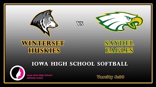 Softball Varsity-Saydel vs Winterset