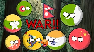 India invading other countries 🔥🥵| #countryballs #countries #war