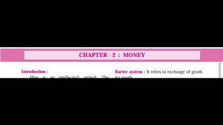 11 Eco Chapter 2 Money