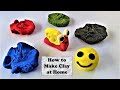 How to make clay at Home | Homemade No glue clay | Air Dry Clay | Safe clay for Kids